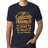 Men’s Vintage Tee Shirt Graphic T Shirt California Trading 2047 Navy