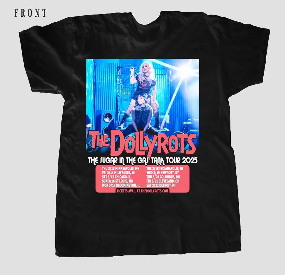 Collection The Dollyrots Tour 2025 Gift For Fans S to 5XL Tshirt K554 Unisex T-Shirt