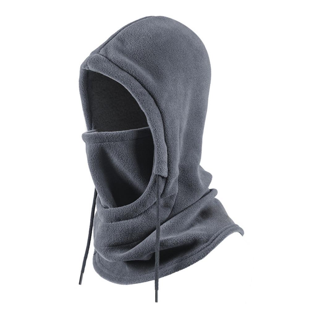 Ветрозащитная зимняя шапка Зимние теплые шапки Однотонная балаклава Велоспорт