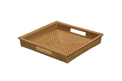 Поднос квадратный ротанговый Sakai Sangyo (23.5cm) Хлебная корзина, Ротанговый поднос