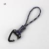 20 Styles Paracord Keychain High Strength Emergency Survival Parachute Cord Keychain  Outdoor Tool