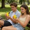 8 см Манго Фиджет Стресс-мяч Быстрый отскок Сжимаемый Фруктовый Игрушка Снимающая напряжение Для Детей Студентов Офисных Работников Дом Путешествия Расслабление