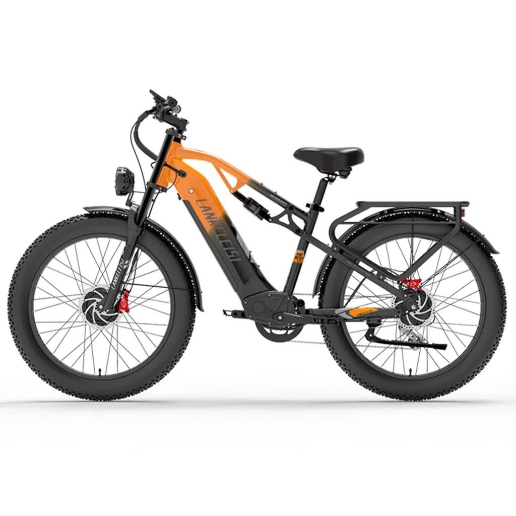 Electric Bicycle LANKELEISI MG800 Max 26" 1000Wx2 Dual Motor Electric Bike Adult Top Speed 48Km/h 48V 20AH 7 Speed Range 130Km Load 150KG