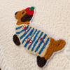 1 Piece Cute Dachshund Embroideried Dog Patches For Girls Bag DIY Small Glue Sticker For Kids Clothes Hairclip Designer