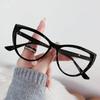 Men Women Finished Prescription Minus Eyeglasses Vintage Cat Eye Optical Glasses High Definition Myopia Eyeglasses 0-1.0-1.5-4.0