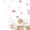 Boho Flowers Wall Stickers Watercolor Wall  Art INS Murals  Nursery Kindergarden
