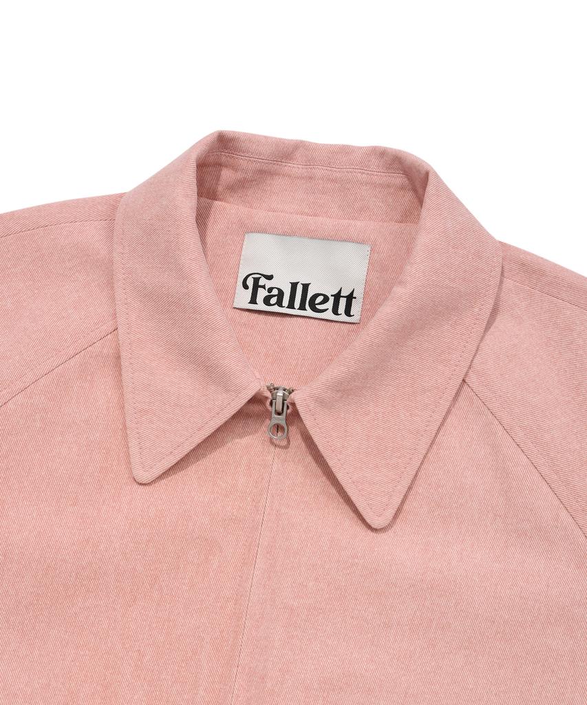 Свободная блуза Fallett с пигментной отделкой, цвет лососевый