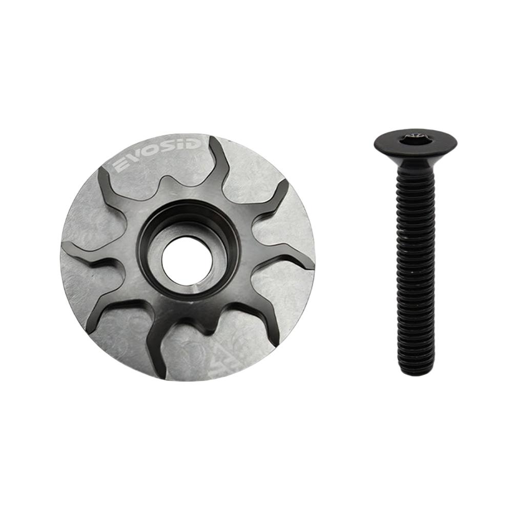 Bicycle Headset Cap MTB Road Bike Stem Headset Top Cap Cover with Screw Bicycle Stem Top Cap Bike Stem Cover