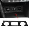 Interior Air Conditioner Button Cover Trim for Hyundai Encino Kauai Kona 1720 SUV Carbon Fiber