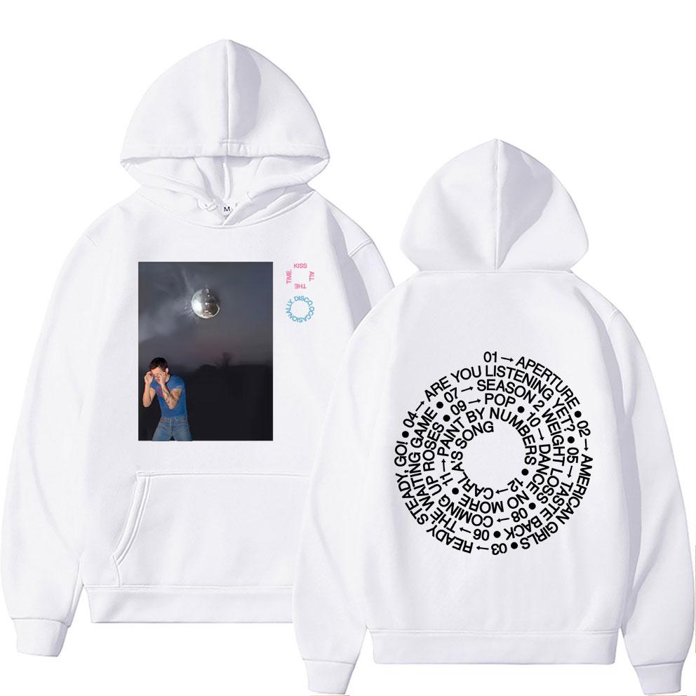 Kiss All The Time Disco Occasionally Album Graphic Hoodie Unisex Hip Hop Fashion Pop Music Sweatshirt Oversized Streetwear