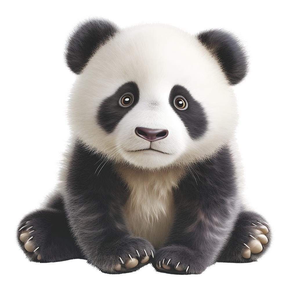 Мультфильм Милая Красная Панда Стеклянные Двери и Окна Домашний Фон Ландшафтный Дизайн Декоративные Наклейки На Окна