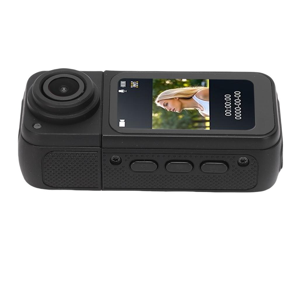 Wearable Camera 2.7K 12MP 170 Degree Angle 1.47 Inch Color Screen Magnetic Body Worn Cam for Work Travel Walking
