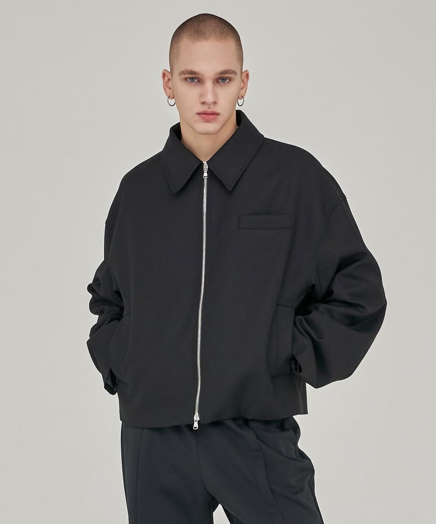 Intersection Premium Cropped Oversized Jacket