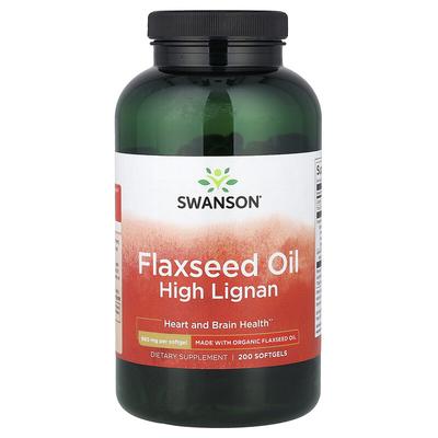 Flaxseed Oil High Lignan, 200 Softgels
