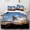Motorcycle Bedding Set Single Twin Full Queen King Size Wild Race Bed Set Aldult Kid Bedroom Duvetcover Sets 3D Print Cool 031