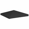 Pavilion Roof Cover 270 g m² 3x3 m Black