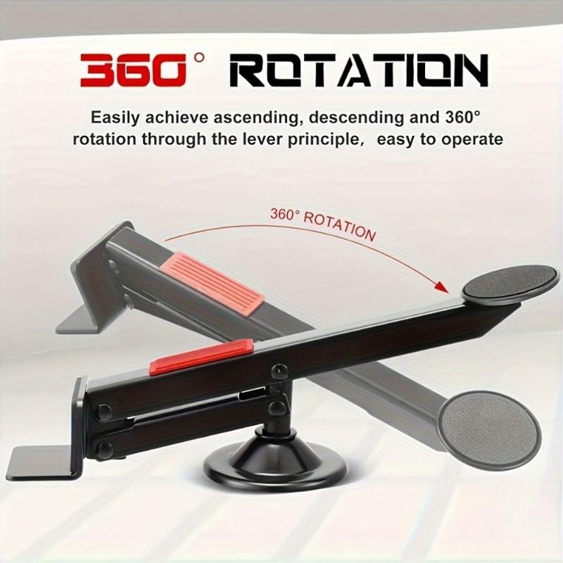 Heavy-Duty Metal Manual Door Lifter Ergonomic Handle Wood Door Installation Tool No Power Required