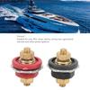 2 Pcs 3/8In Thru Panel Battery Terminal Connector, Battery Terminal Stud 250A Positive Negative Junction Stud Post Replacement For Cars Rvs Ships