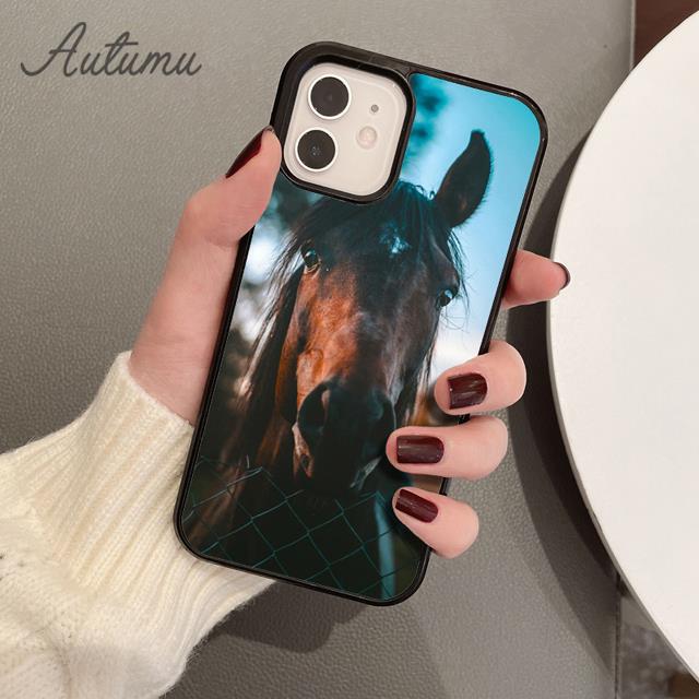 Чехол для телефона «Красивые лошади и закат» для iPhone 11 12 13 14 Pro Max mini XR XS SE 2020 7 8 Plus Samsung Galaxy S21 S22