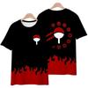 Hokage Anime Men's 3D Printed T-shirt Japanese Harajuku Style Short Sleeve Top Fashionable Summer Casual Comfortable Round Neck Clothing