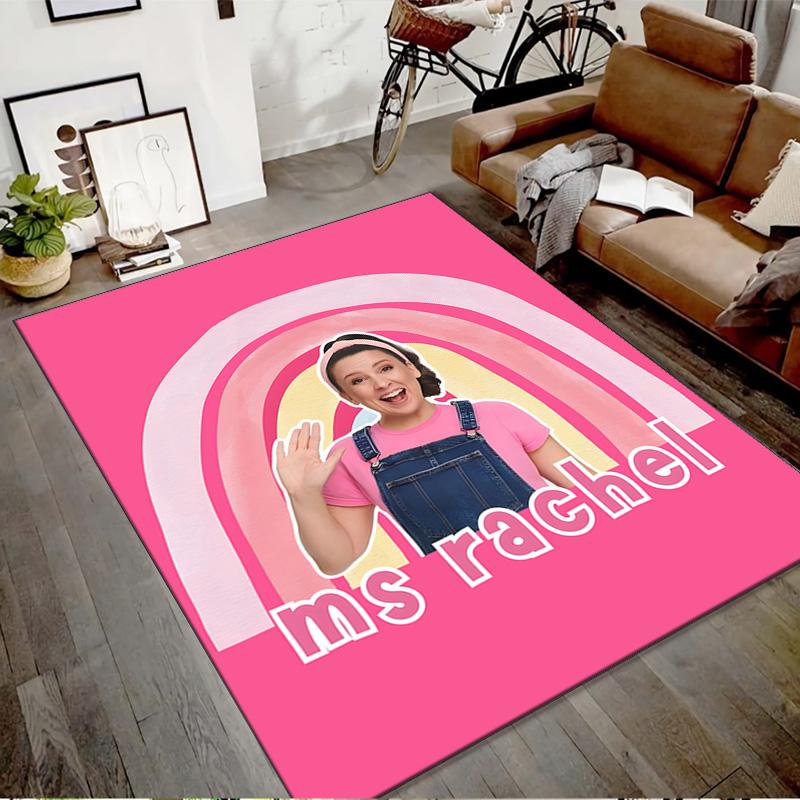 1pc Ms Rachel3 Design Printed Area Rug Carpet for Bedroom Living Room Home Decor Rugs Mat Non Slip Mat Rug for Bedside