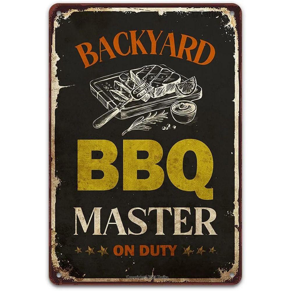 Barbecue BBQ Metal Tin Sign for Cottage 20x30cm