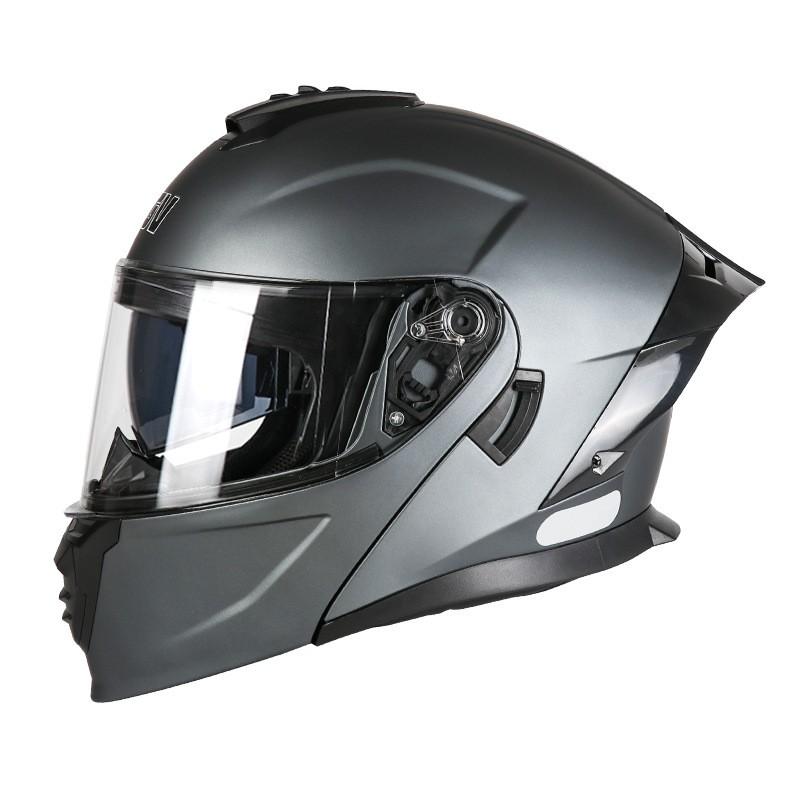 Full Face Motorcycle Helmet With Flip-Up Visor DOT CCC Certified Adult Men Breathable ABS Street Riding