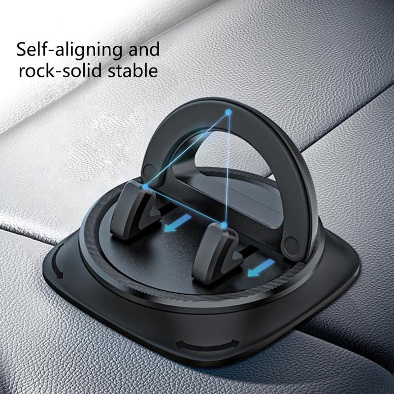 Нескользящий держатель для телефона на приборную панель с быстросъемным механизмом, прочные держатели для телефона на приборную панель автомобиля с нескользящим основанием для устройств