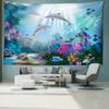 Dream Fish Underwater Scenery Tapestry Wall Hanging Bohemian Abstract Kawaii Simple Hippy Bedroom Living Room Home Decor