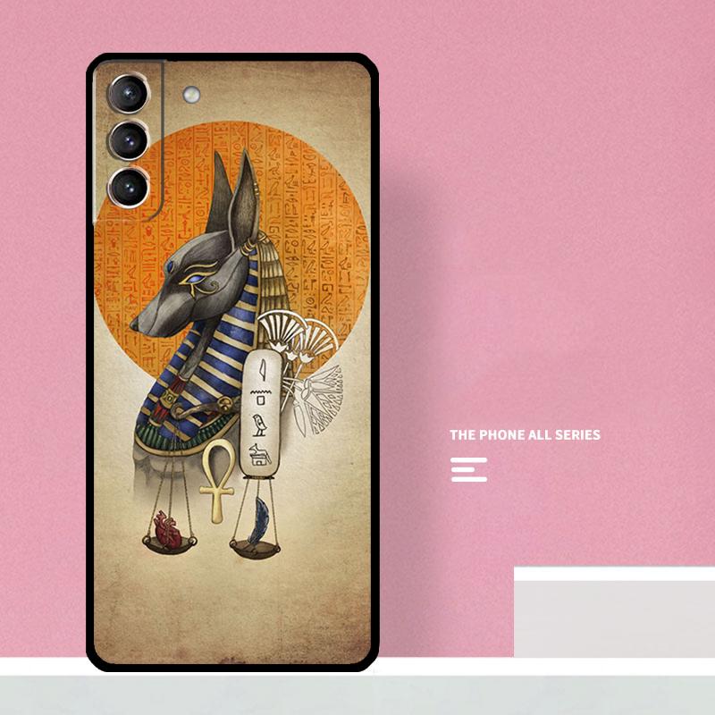 Египетский Бог Анубис Чехол для Телефона Для Samsung Galaxy S26 S25 S24 S20 S21 S22 S23 Ultra S10 Plus S25 FE Чехол Coque