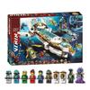Конструктор LEGO-совместимый Ninjago 71756 Подводный Корабль Судьбы Строительные Блоки