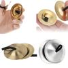 Finger Cymbals for Kids Handheld Copper Crash Cymbal Mini Belly Dance Hand Cymbal Musical Instrument for Activity Events Chorus Presentations