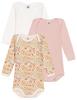 Комплект из 3 боди с длинными рукавами A0BRG Multicolor 1 6 месяцев 67 см [Petit Bateau]
