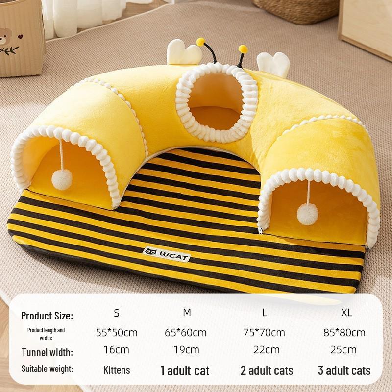 Трансграничная кошачья вилла: Уютное осенне-зимнее гнездышко для котят и собак