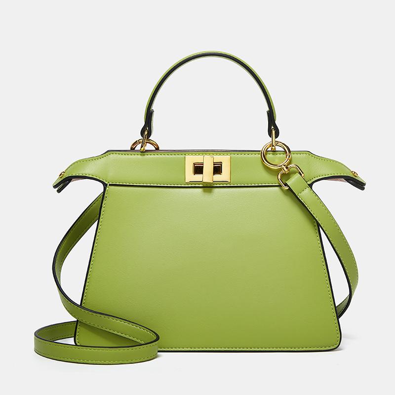 Женская сумка в французском стиле 2024 летняя новая модель сумка Келли, высококачественная сумка-гармошка из коровьей кожи, сумка через плечо, на плечо и ручная сумка для женщин