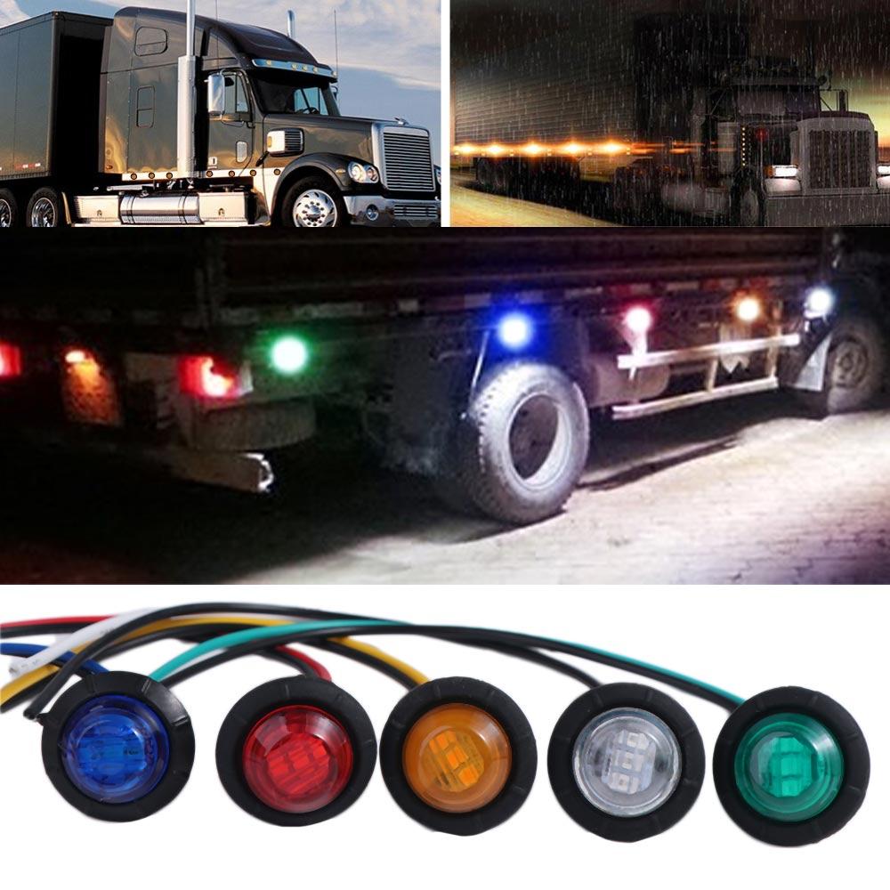 LED Indicators Small Clearance Tail Brake Lamp LED Side Marker Light Auto Light Turn Signal Lamp