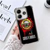 Чехол для телефона с покрытием Band G-Guns N R-Roses для Xiaomi Redmi Note 14 15 Pro Plus 13 12 11 11S 11T 10 9S 9 5G, противоударный с подушкой безопасности