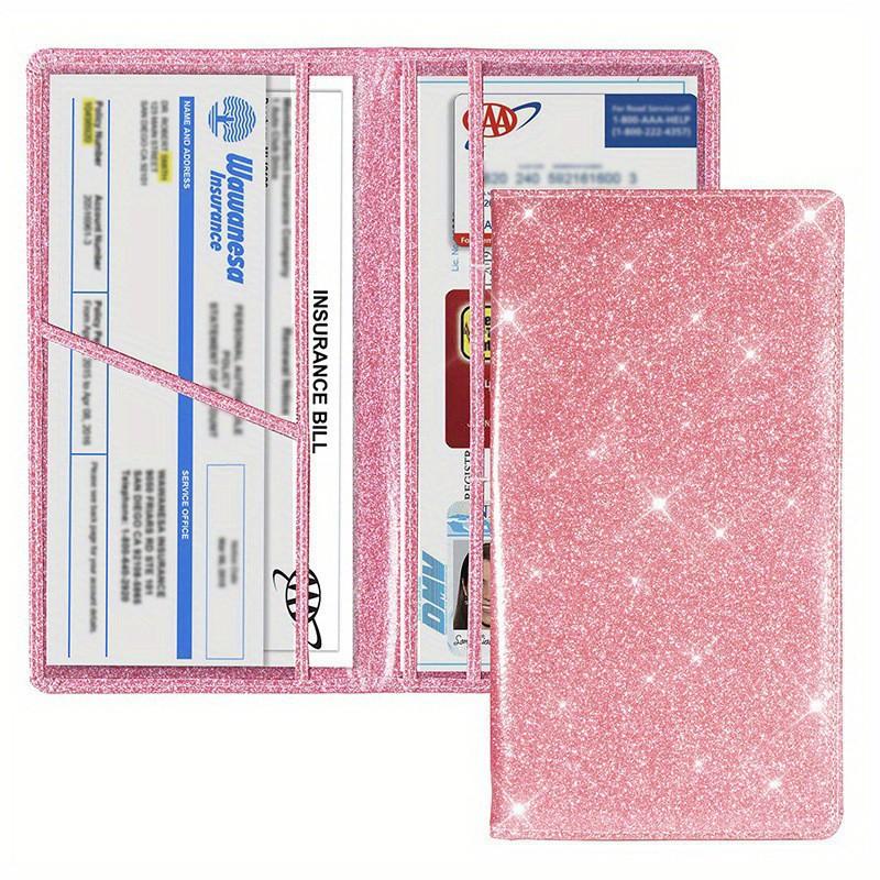 Держатель для свидетельства о регистрации автомобиля и страхового полиса, органайзер для документов на транспортное средство в отделение для перчаток, роскошные дорожные аксессуары