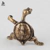Креативная металлическая подставка для благовоний в виде черепахи, комнатный аромадиффузор, основа для сандалового дерева, мини-портативная, для гостиной, домашний декор