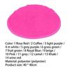 40cm Round Bathroom Bedroom Coral Fleece Soft Non-slip Floor Mat Rug Home Decor