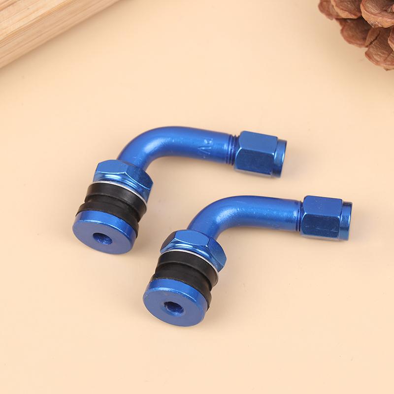 2 шт., клапаны для шин мотоцикла, крышка штока, воздушная крышка, 90 градусов, алюминиевый сплав с ЧПУ, универсальные колпачки для бескамерных клапанов
