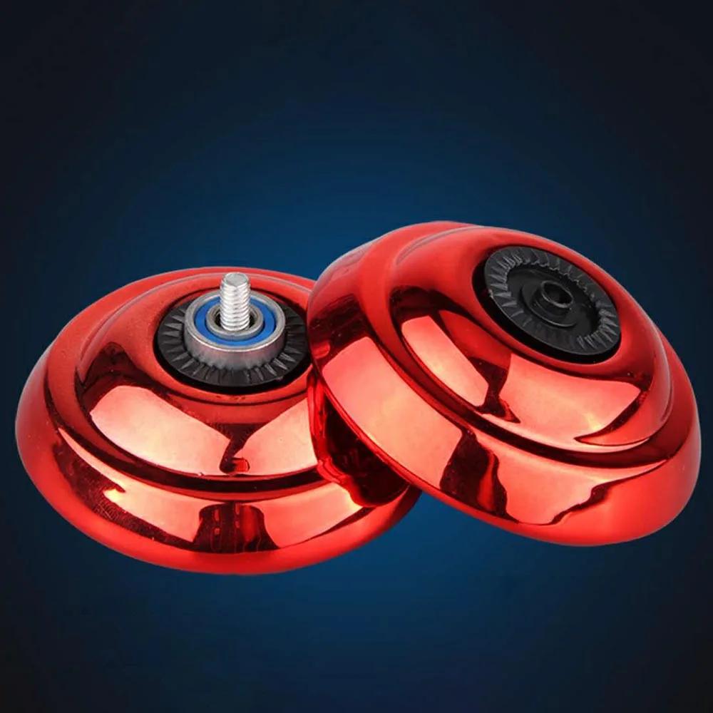 4 цвета Kids Magic Yoyo, отзывчивый высокоскоростной алюминиевый сплав Yo-yo, токарный станок с ЧПУ с прядильной нитью для мальчиков и девочек