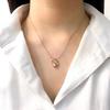 [Opalhouse] 925 Silver Ribbon Heart Necklace Opqun5612