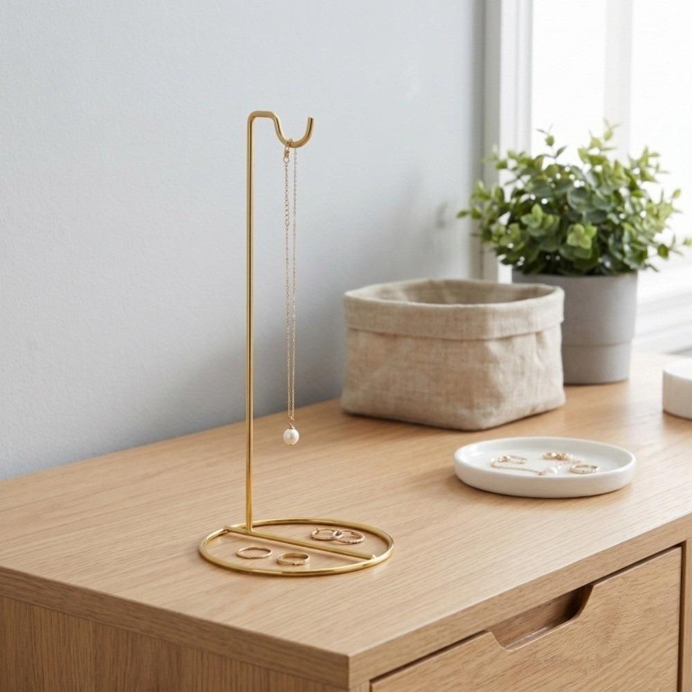 Multi-purpose Necklace Holder Metal Handbag Storage Stand Simple Key Holder Stand Retail Shop