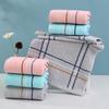 Bath Towel Ultra Soft Strong Water Absorption Fluffy Texture Family Pure Cotton Towel for Home