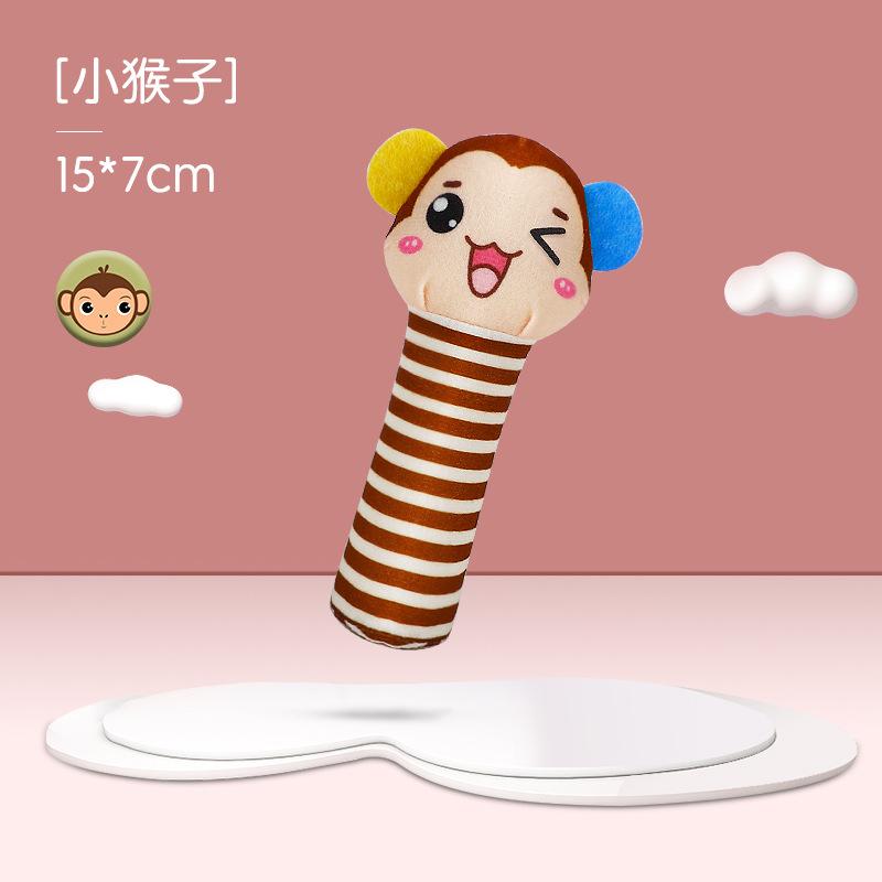 Baby Toy Plush Rattle Animal Stuffed Stick Rattle