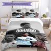 Постельное белье Ronaldo's Legacy Soccer, Дышащий пододеяльник с наволочками, Мягкое постельное белье для спальни, Домашний декор, Идеальный подарок на праздник, День рождения