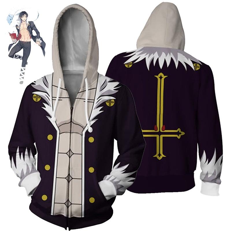 Теплая и уютная куртка на молнии Hunter Hunter Hisoka Killua, костюм для косплея, худи