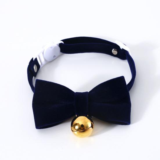 Ошейник для собак Супер мягкий регулируемый устойчивый к выцветанию быстросъемный декоративный бархатный галстук-бабочка без аллергии