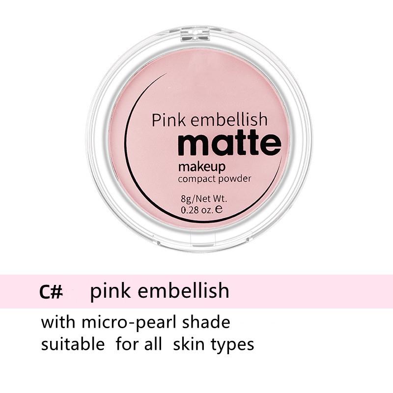 Матовый туман для макияжа, бархатная компактная пудра, водостойкий консилер, контроль жирности, пудра для лица, косметическая прессованная пудра, невидимые поры